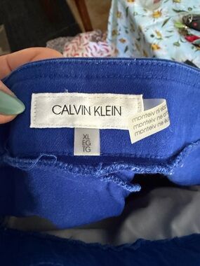 Calvin Klein Royal Blue Women's Pants